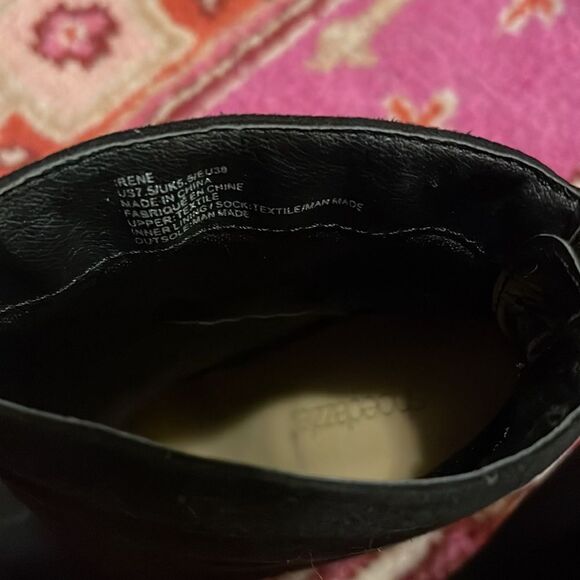 NWOT Black Suede heeled Booties - Picture 6 of 8